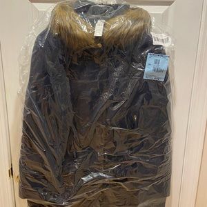 JCREW 
Summit parka in Italian stadium-cloth wool